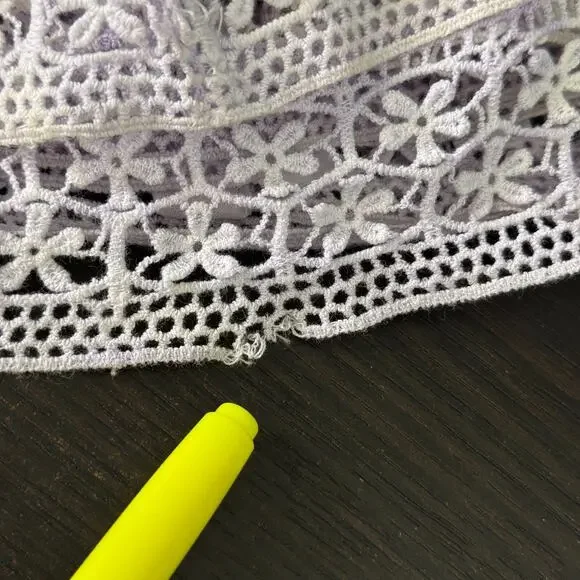 Love Shack Fancy Dress Womens Beth Midi Tie Dye Lace Vacation Resort Boho - Picture 12 of 14